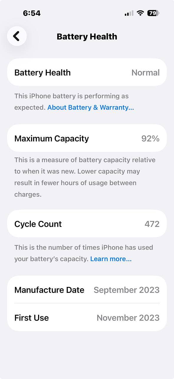 Apple iPhone 15 Pro with box 256GB 8