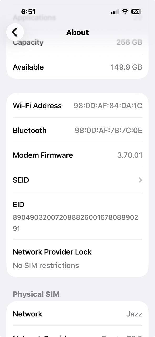 Apple iPhone 15 Pro with box 256GB 10