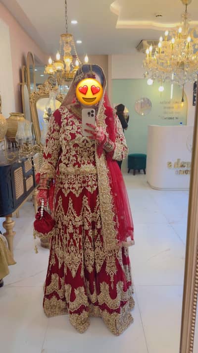Beautiful Bridal Lehenga with Matching Purse & Jewellery Set