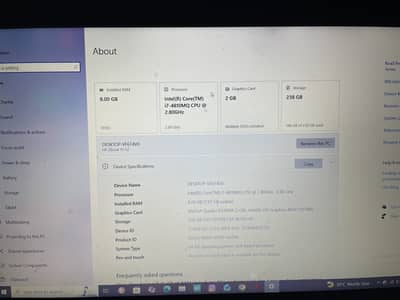 Hp laptop core i7 4