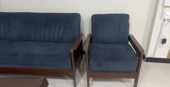 5 seater sofa and molty sofacum bed