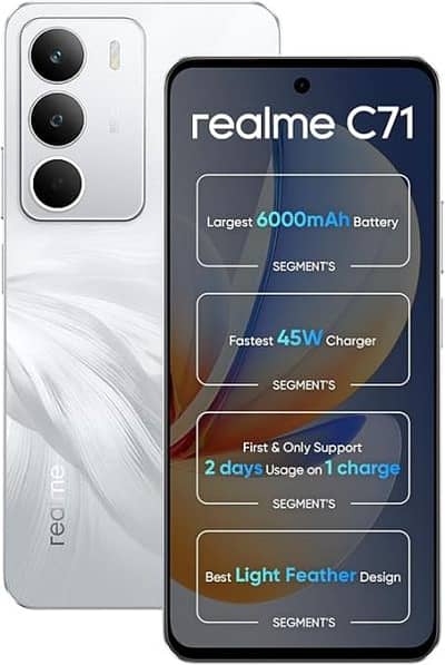 Realme C71 10/10 2 month used