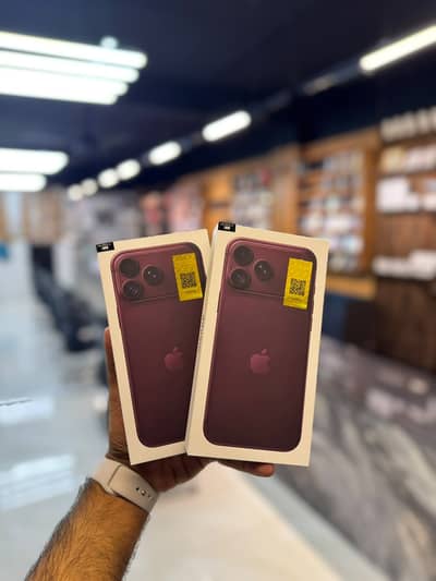 Brand New Iphone 18 Pro Max 256GB Mercantile 2 Year Warranty Burgundy