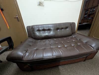 leather sofa