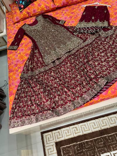 Bridal charara with  farshi gharara long