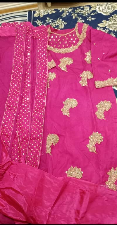 Beautiful New Stitched Wedding Party Wear Dress for Sale