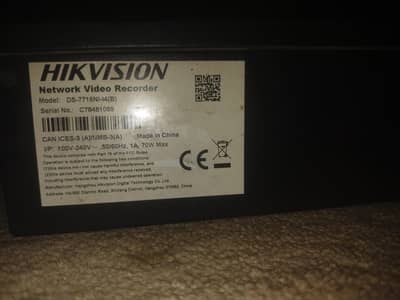 Hikvision 16 channel nvr