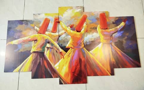 5 piece wall frames