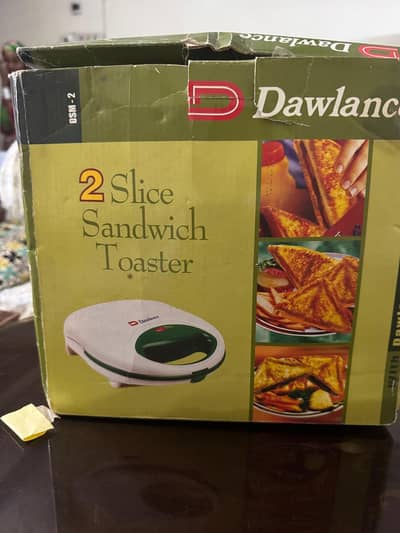 Dawlance Sandwich Maker – Compact 2-Slice Toaster & Grill