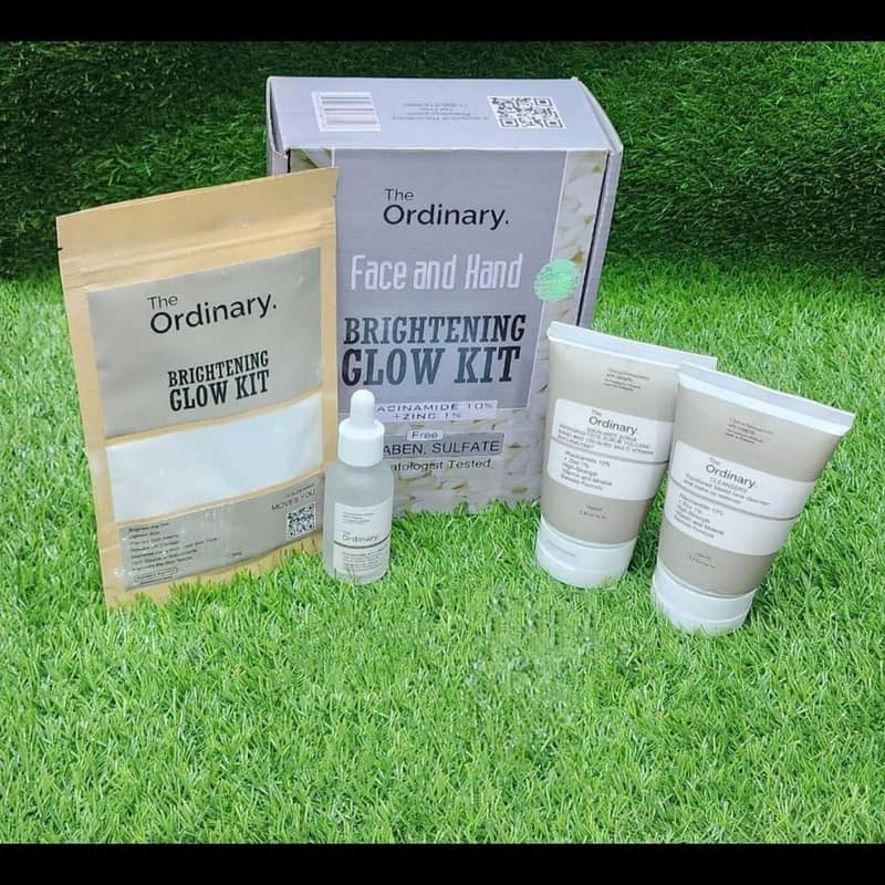 The Ordinary Brightening glow kit 4+ Piece serum exfoliator cream ...