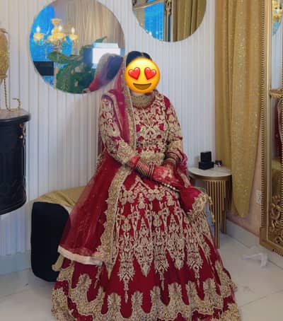 Beautiful Bridal Lehenga with Matching Purse & Jewellery Set