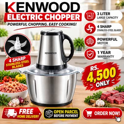 Kenwood electric chopper meat grinder 3 liter