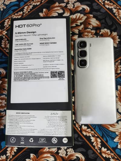Infinix Hot 60 Pro Plus, warranty with box
