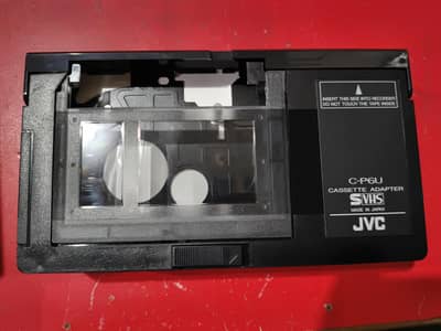 Video Movie Cassette Adapter C P6BKU  SVHS