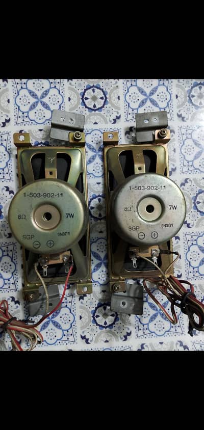 Original Sony TV Speakers Pair 8 Ohms 7W - Genuine Japan Quality