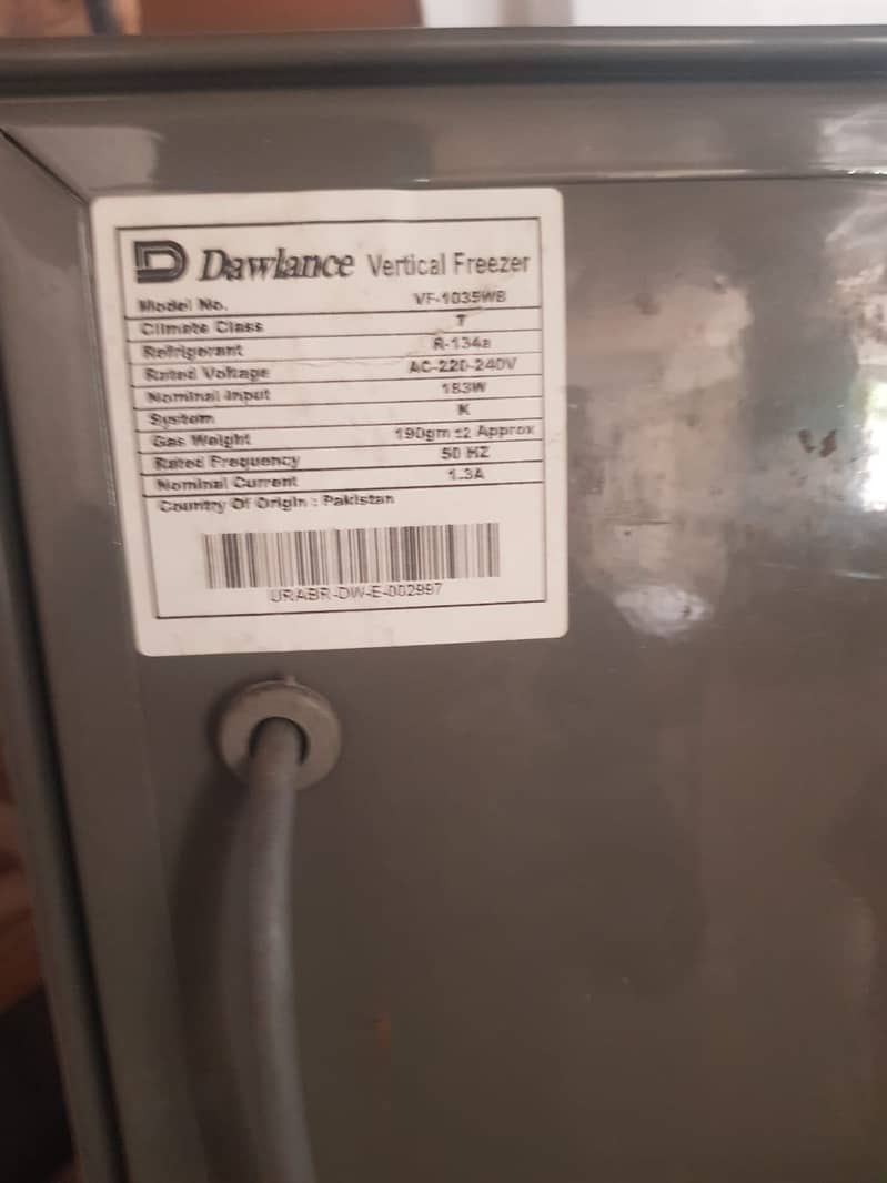 Dawlance  Vertical freezer 2