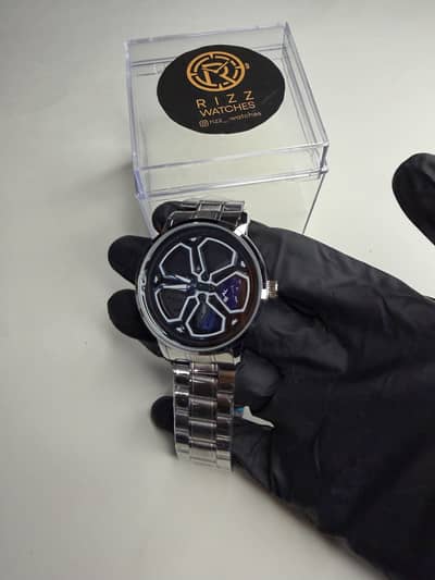 360 Degree Rotatable Rim Watch for Men