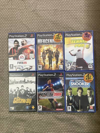 PS2 Games All for 6k