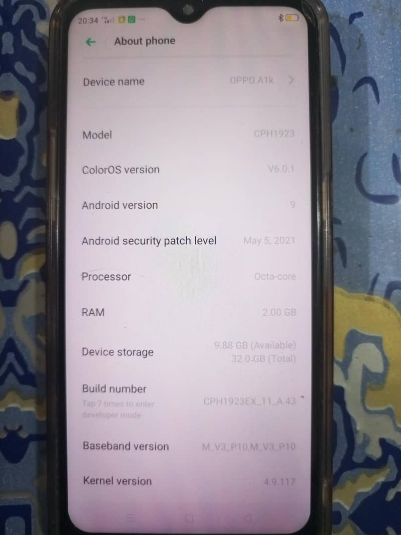 OPPO A1 2