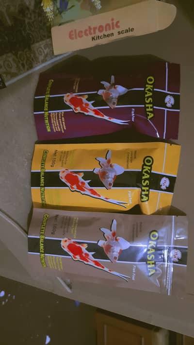 Premium quality fish feed