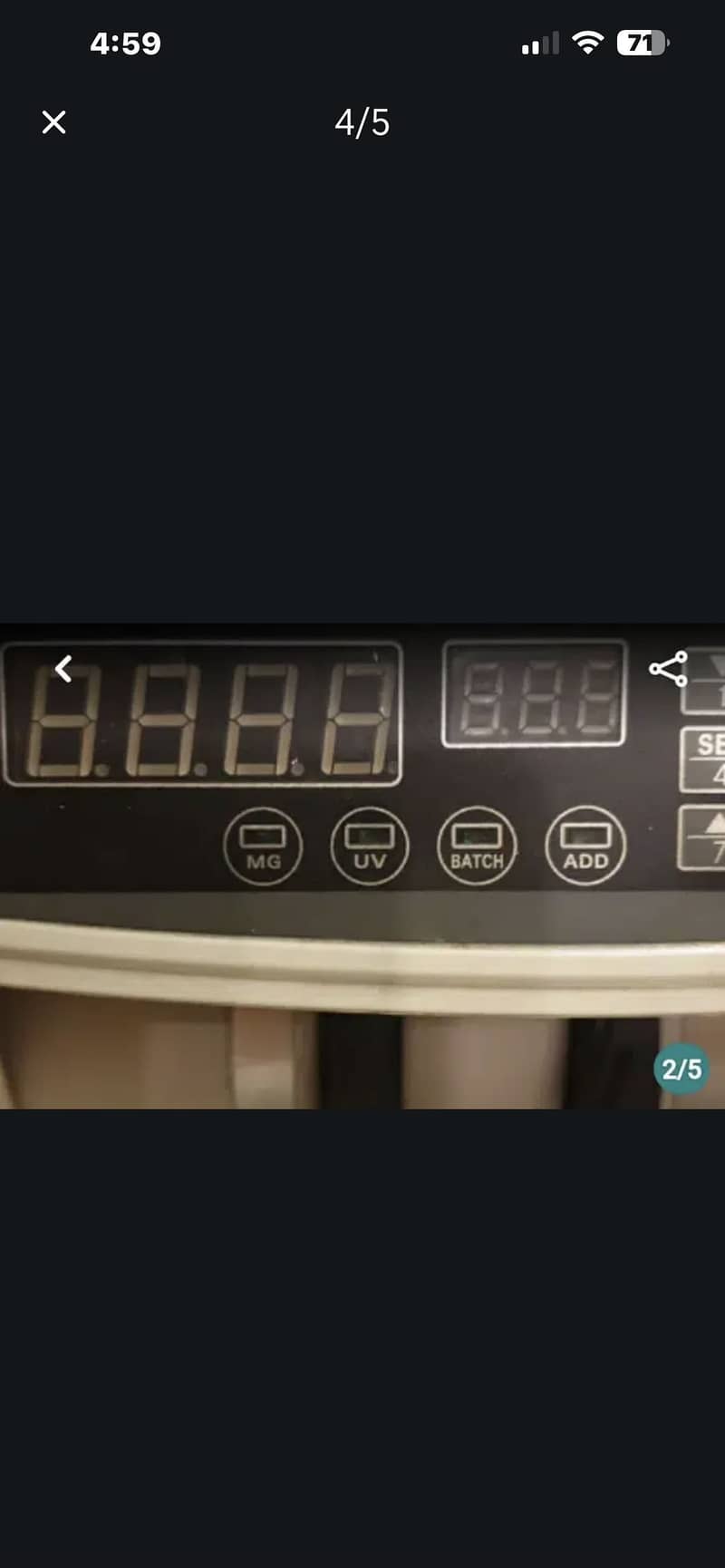 Curruncy counting matchiene 2