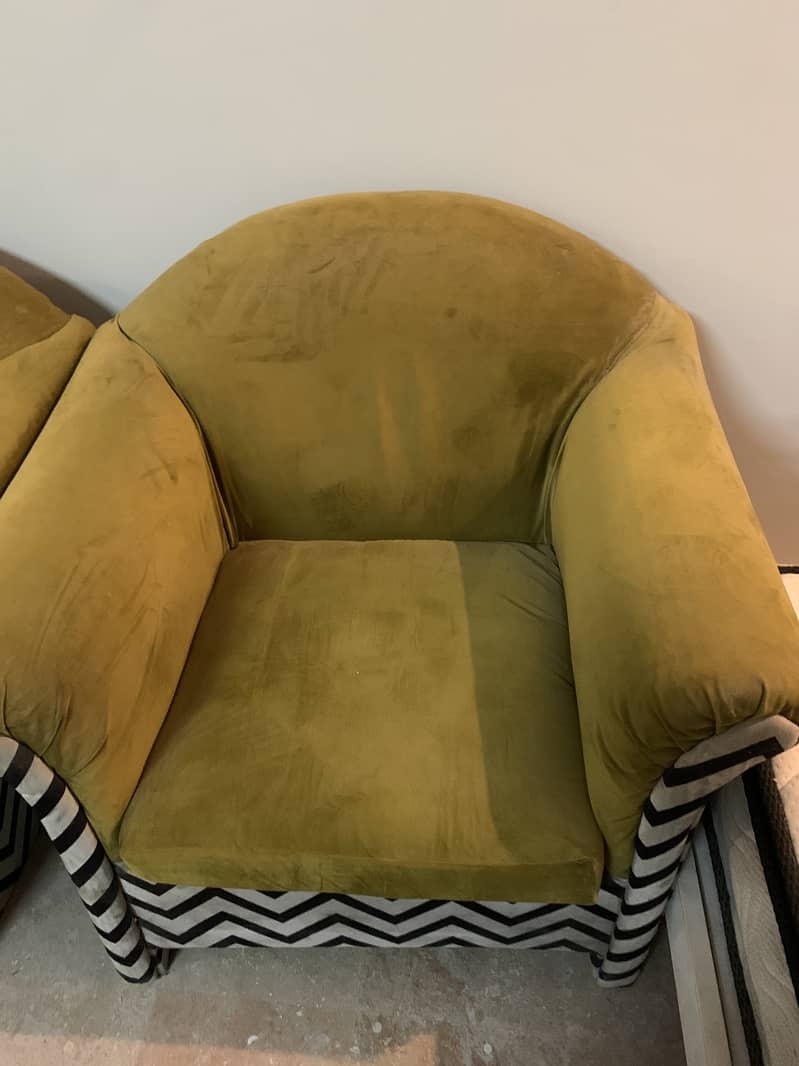 Artistic yellow Sofa set 0