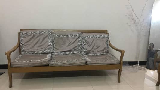 Oak sofa set for urgent sale