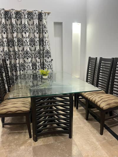 6 chair and dinning table