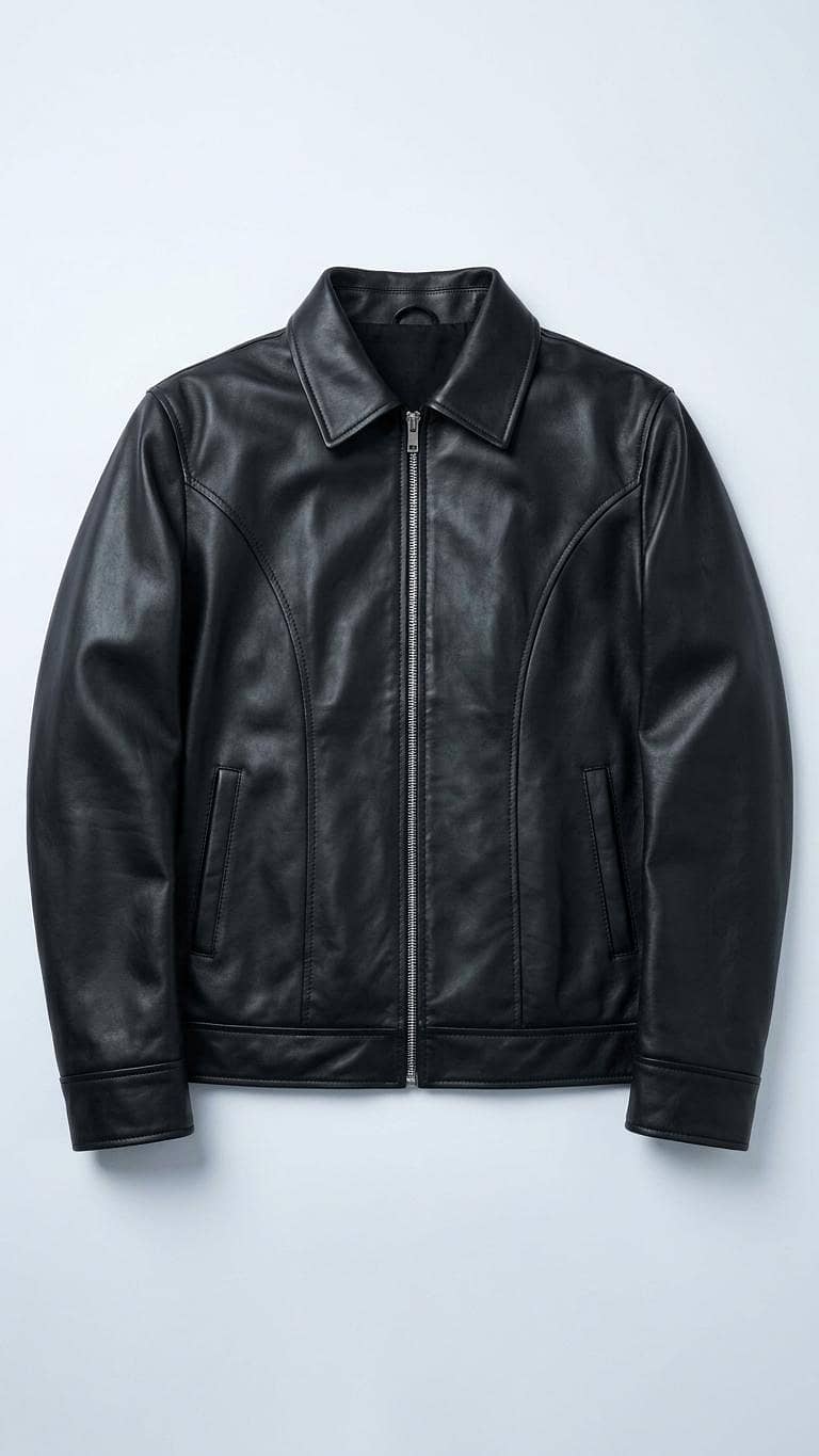 Premium Black Rexine Jacket 0