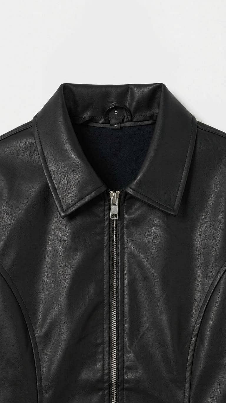 Premium Black Rexine Jacket 3