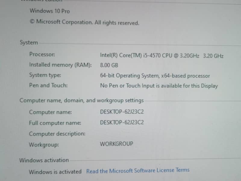 Hp Computer With Fresh Condition 4