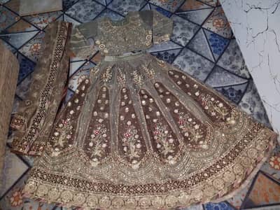 Beautiful Heavy Embroidered Lehenga for Sale