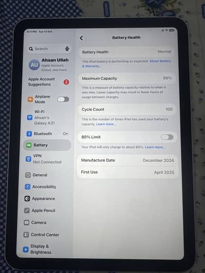 Ipad A16 11Gen