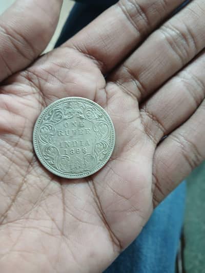 Antique silver coin