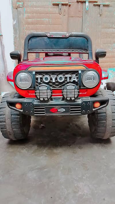 Toyota Jeep Kids Electric Car - Remote + Battery Operated