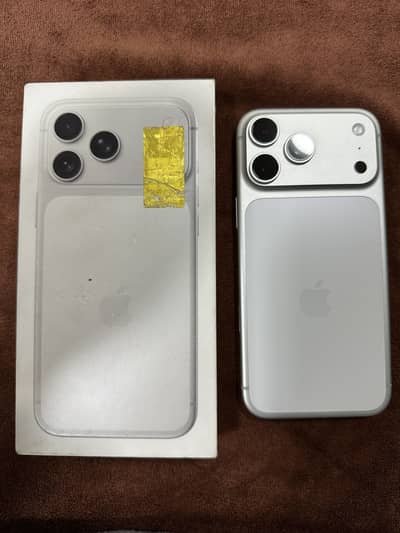 Iphone 17 pro max 100 health non pta fu with box     12 13 14 15 16 18