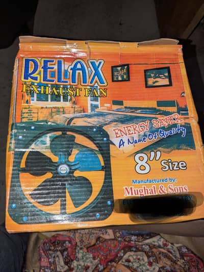 relex metal body exusut fan 1 year warranty 8 inch available
