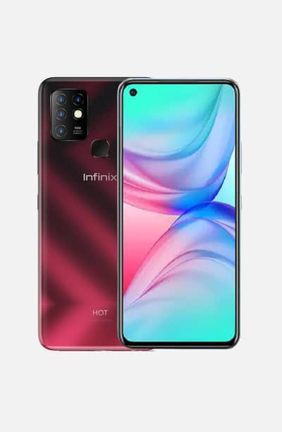 Infinix Hot 10 with 2 free covers