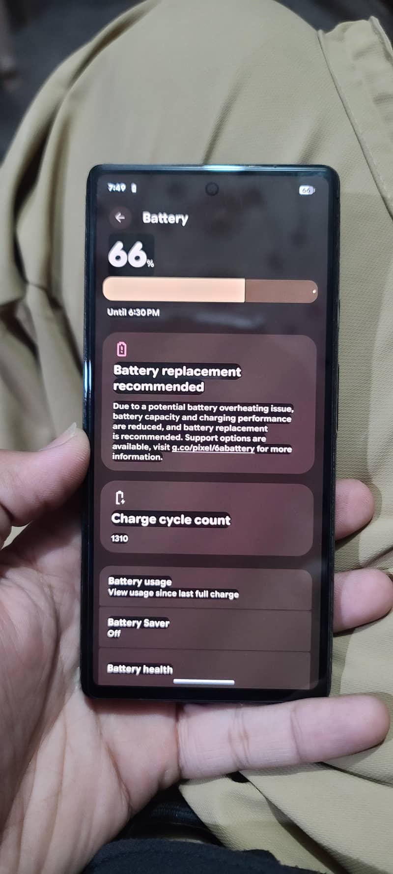 Google Pixel 6a 6/128 5