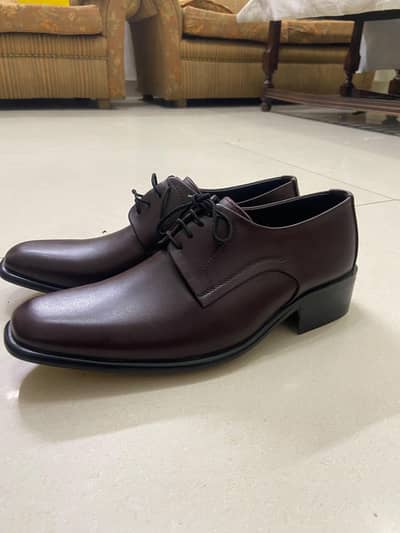 dark brown formal men shoes