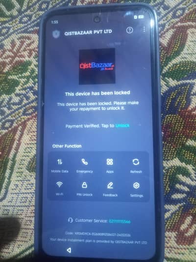 Infinix hot 60i  Qistbazar block mobile for sale