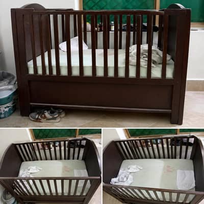 Wooden Baby Cot