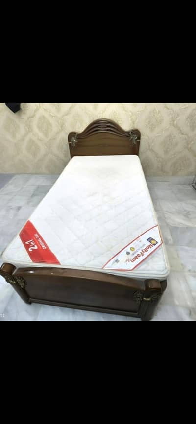 SINGLE BED WITH MATRESS