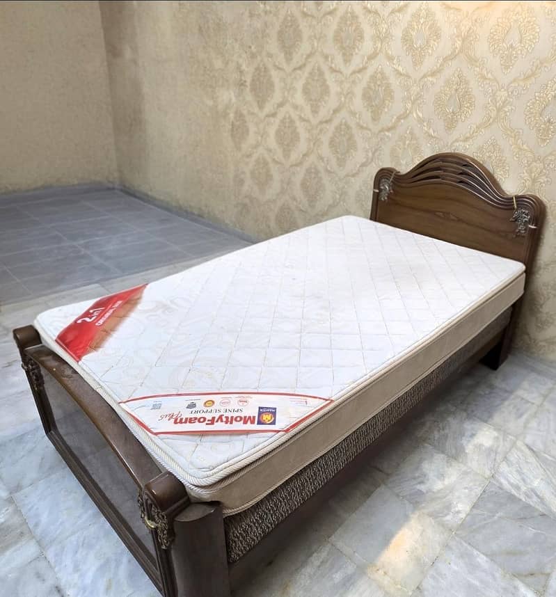 SINGLE BED WITH MATRESS 1