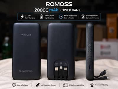 Romoss 20000mAh Power Bank 22.5W Fast Charging