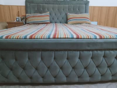 double bed without mattress good condition