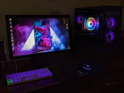Gaming PC Ryzen 5 5600 | RX 6600 XT | 16GB | 1TB SSD + Monitor + KB