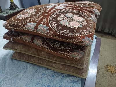 pair of 2 floor cushions