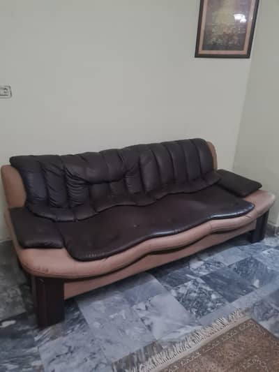 Used Sheesham Designer Sofa
