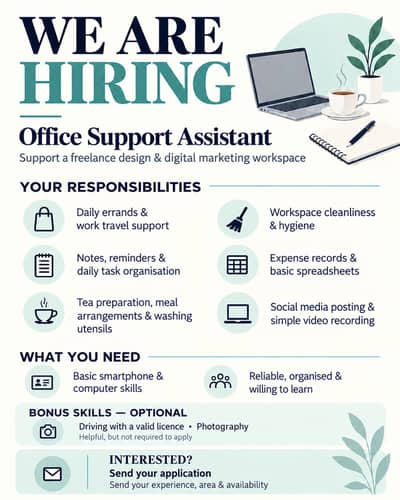 Assistant Required